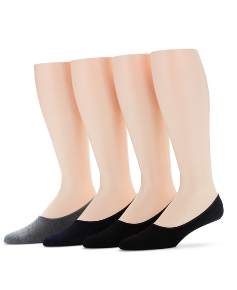 No Show Liner Sock, 4-Pack (New Dark Ast) 