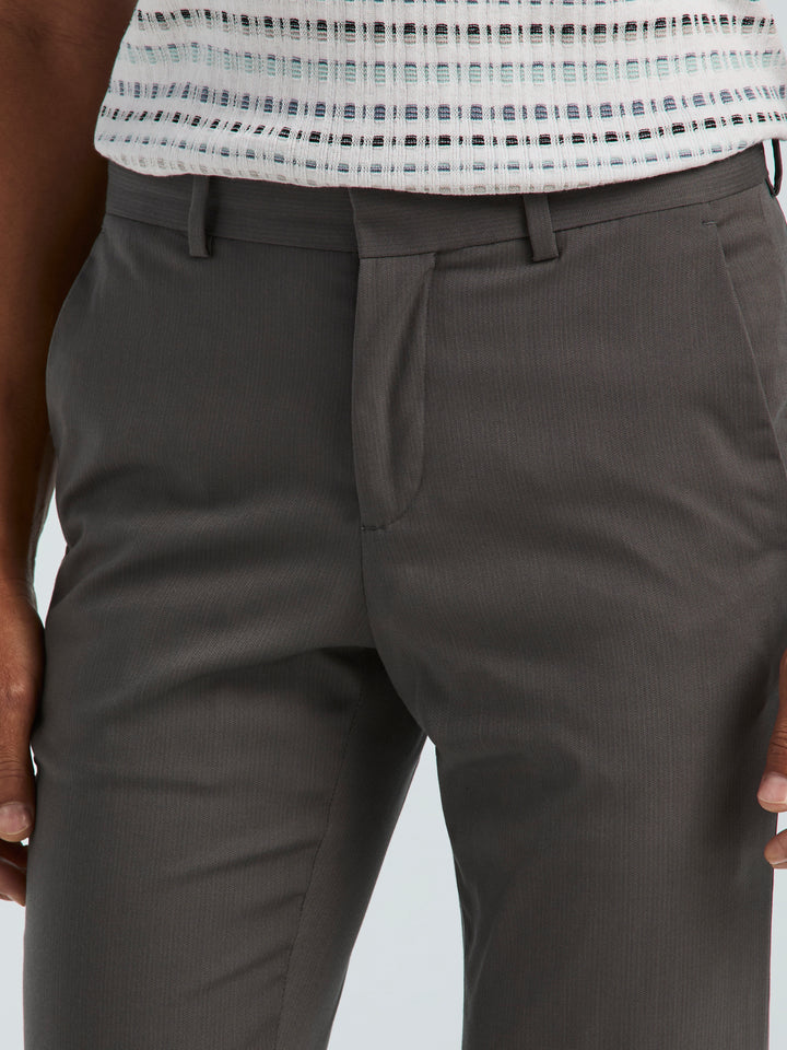 Slim Fit Water Resistant Tech Suit Pant (Smoked Pearl) 