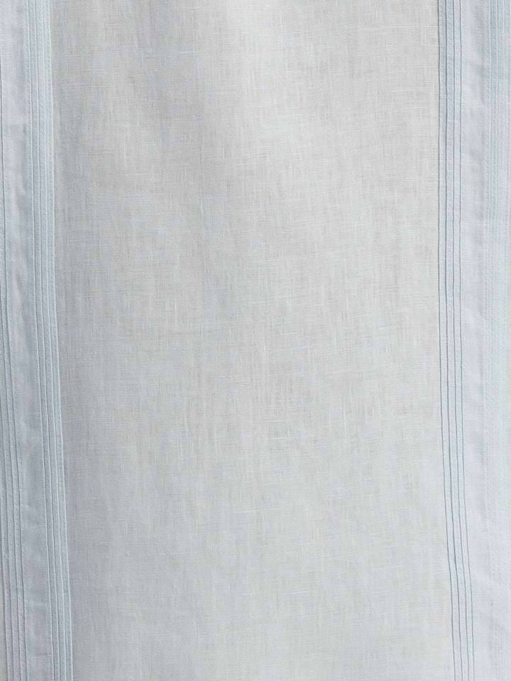 Linen Guayabera Shirt (Cashmere Blue) 