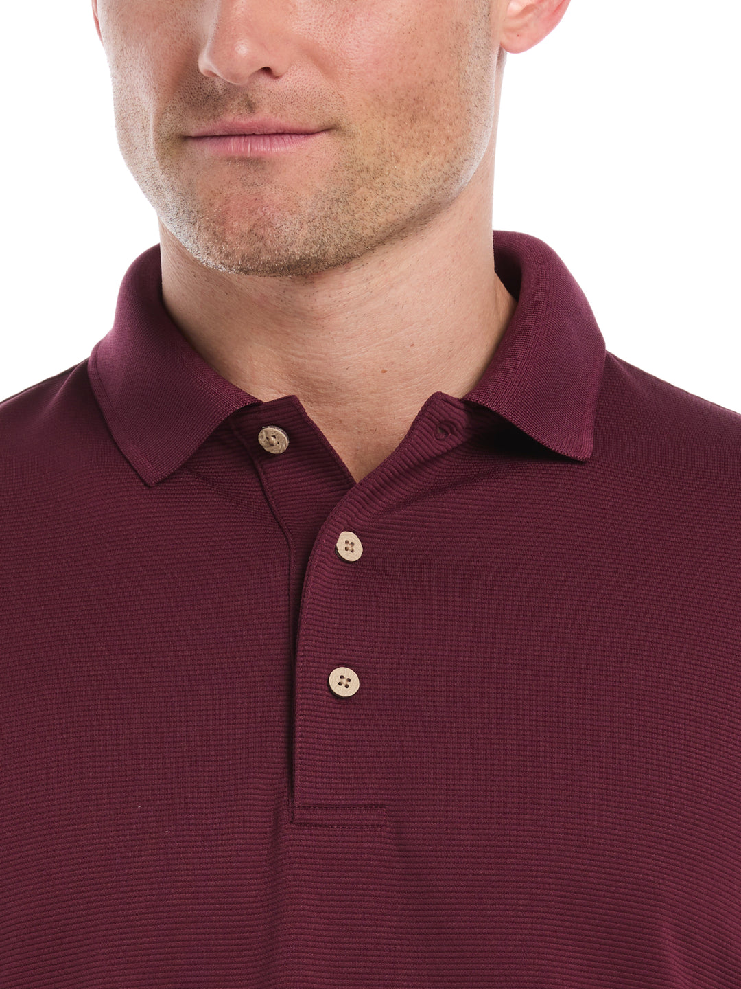 Wicking Ottoman Golf Polo Shirt (Windsor Wine) 