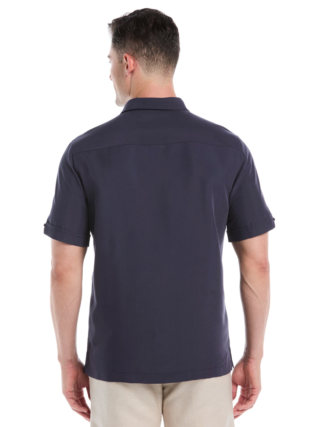 Embroidered Panel Shirt (Mood Indigo) 
