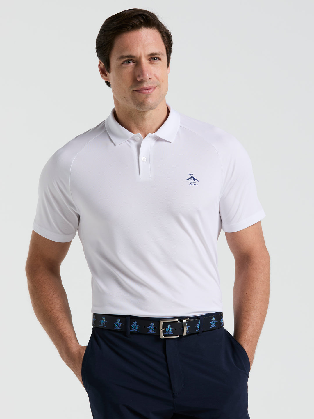 Legacy Gussett Tennis Polo Shirt (Bright White) 