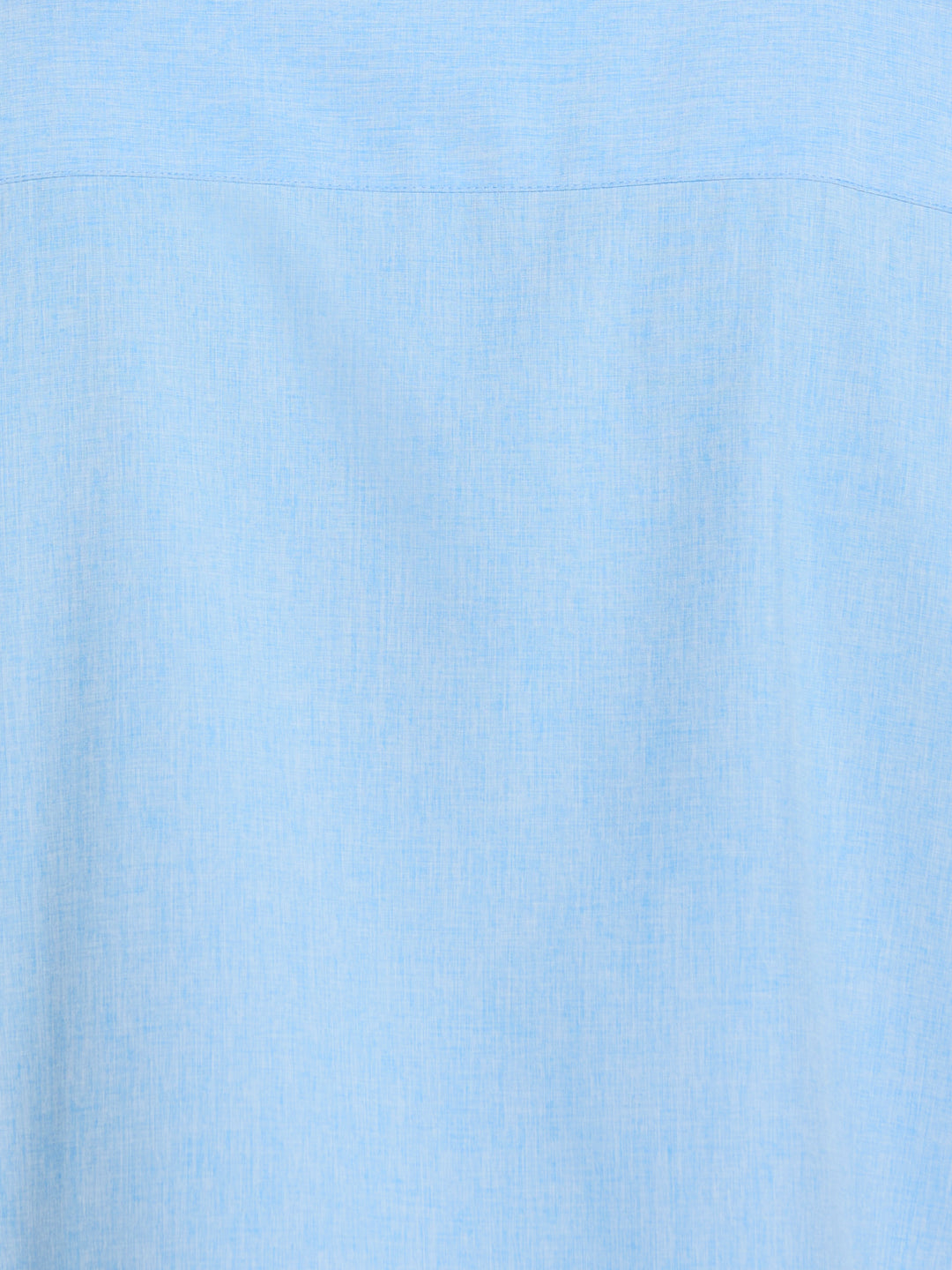 Big & Tall Chambray Geo Embroidery Shirt (Dream Blue) 