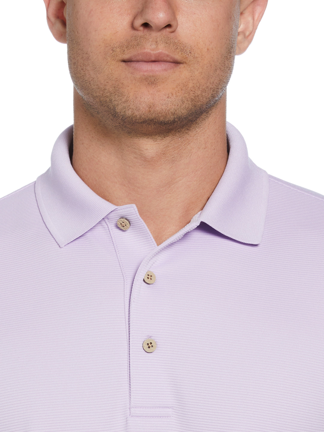 Wicking Ottoman Golf Polo Shirt (Pastel Lilac) 