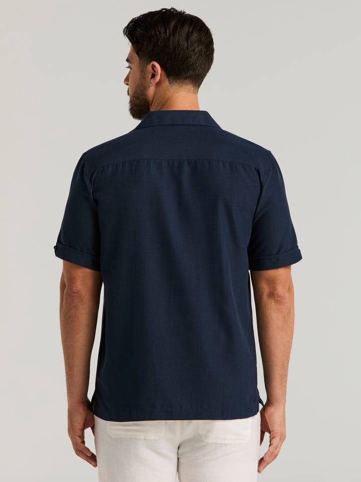 Ombre Texture Shirt (Dress Blues) 