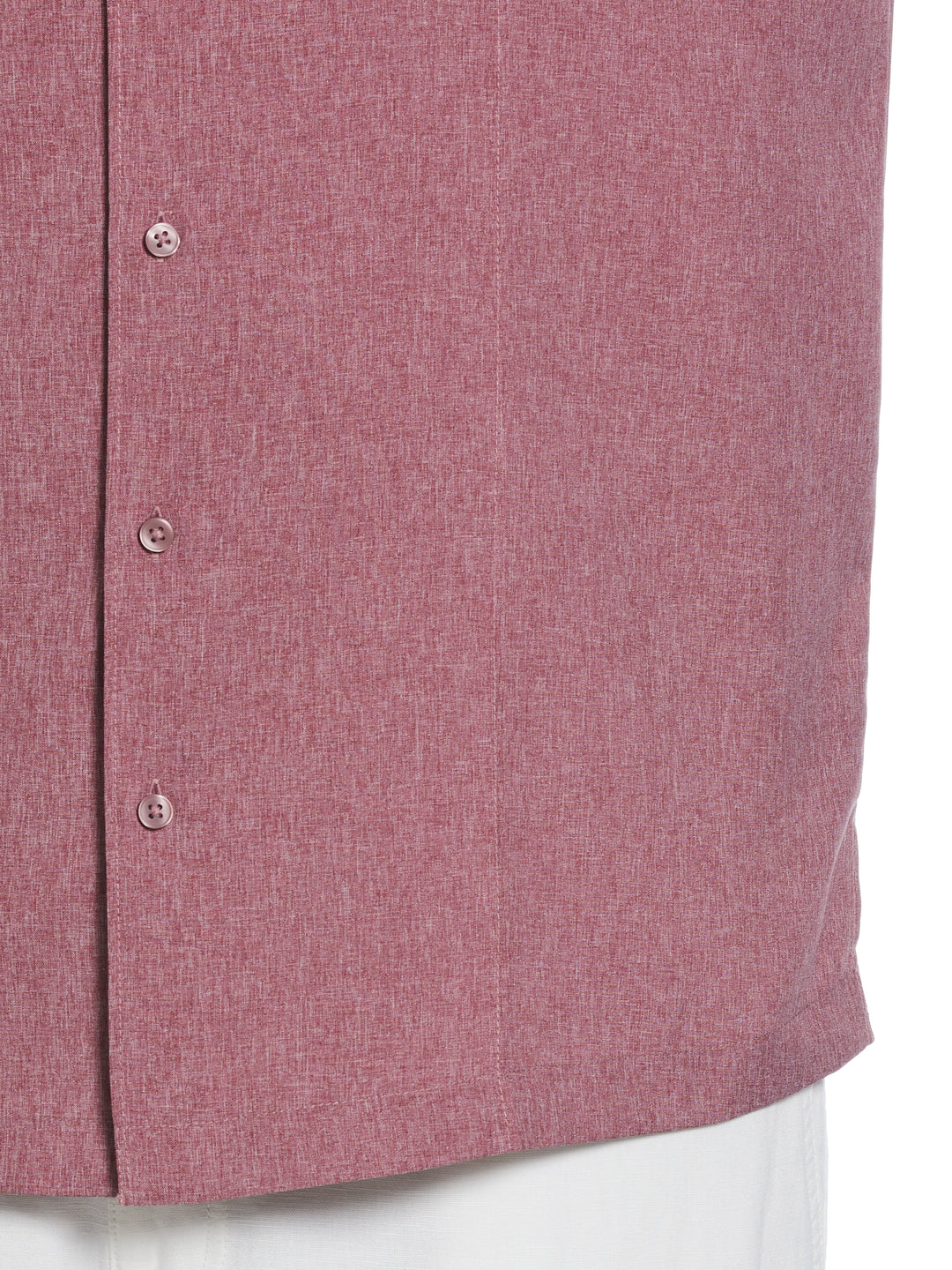 Big & Tall Two-Tone Cross Tuck Chambray Shirt (Hawthorn Rose) 
