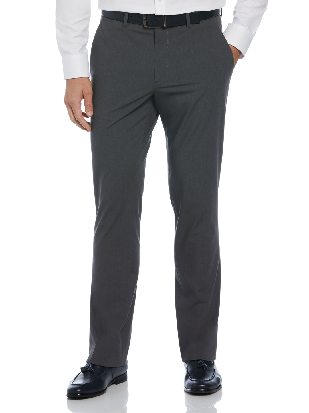 Slim Fit Textured Luxe Suit Pant (Turbulence) 