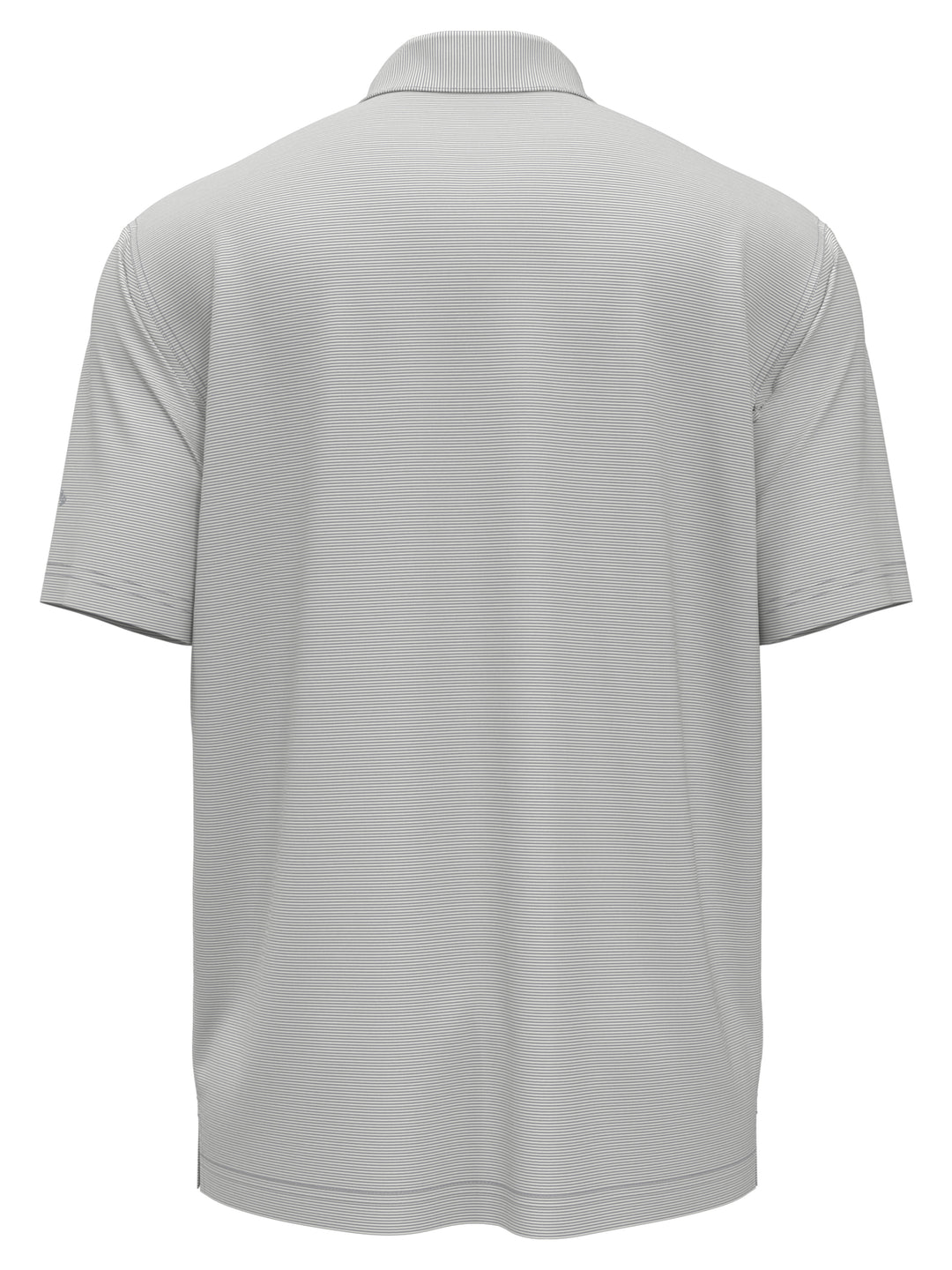 Fine Line Stripe Golf Polo Shirt (Quarry) 