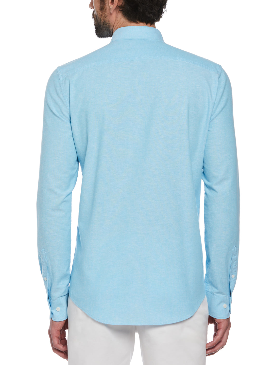 Oxford Long Sleeve Button-Down Shirt (Aquarius) 