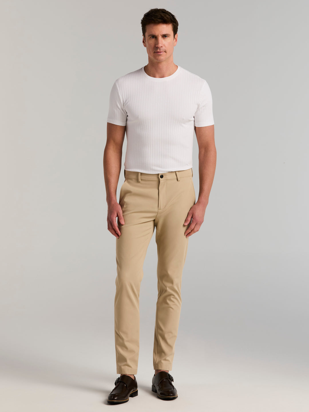 Slim Tapered Hybrid Commuter Chino Pant (Trench Coat) 