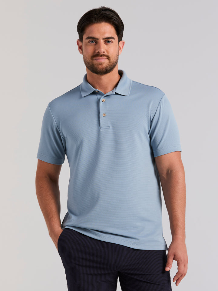 Wicking Ottoman Golf Polo Shirt (Mountain Spring) 