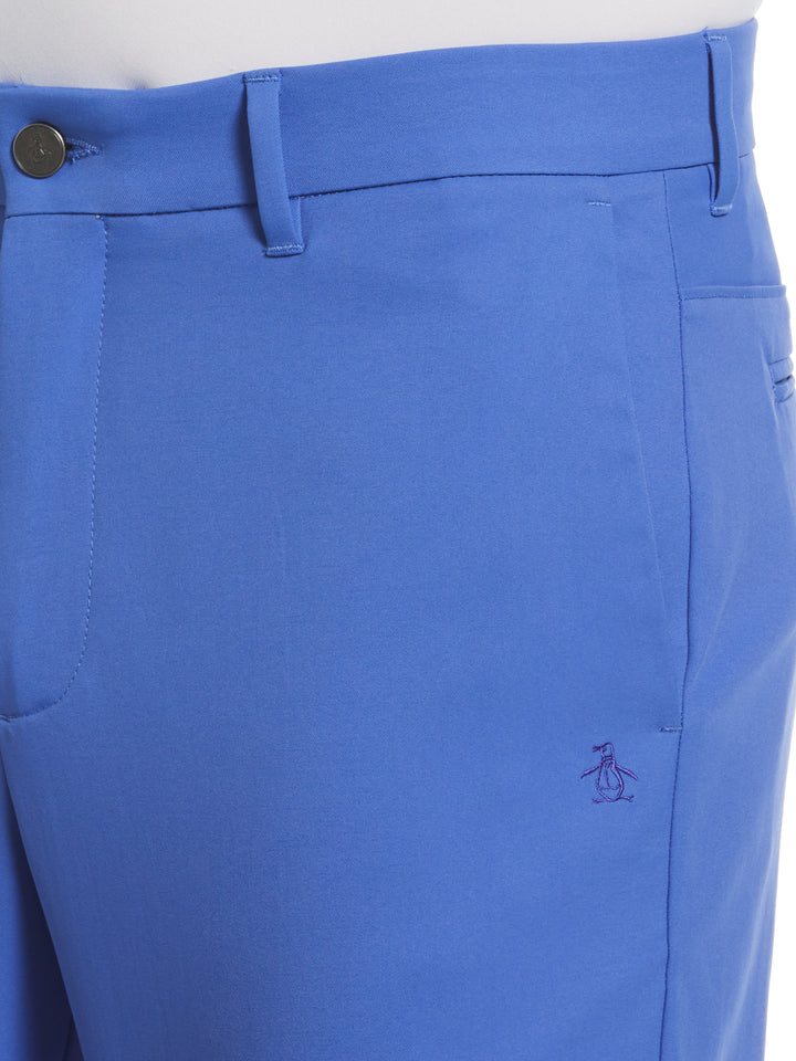 Flat Front Solid Golf Shorts (Amparo Blue) 
