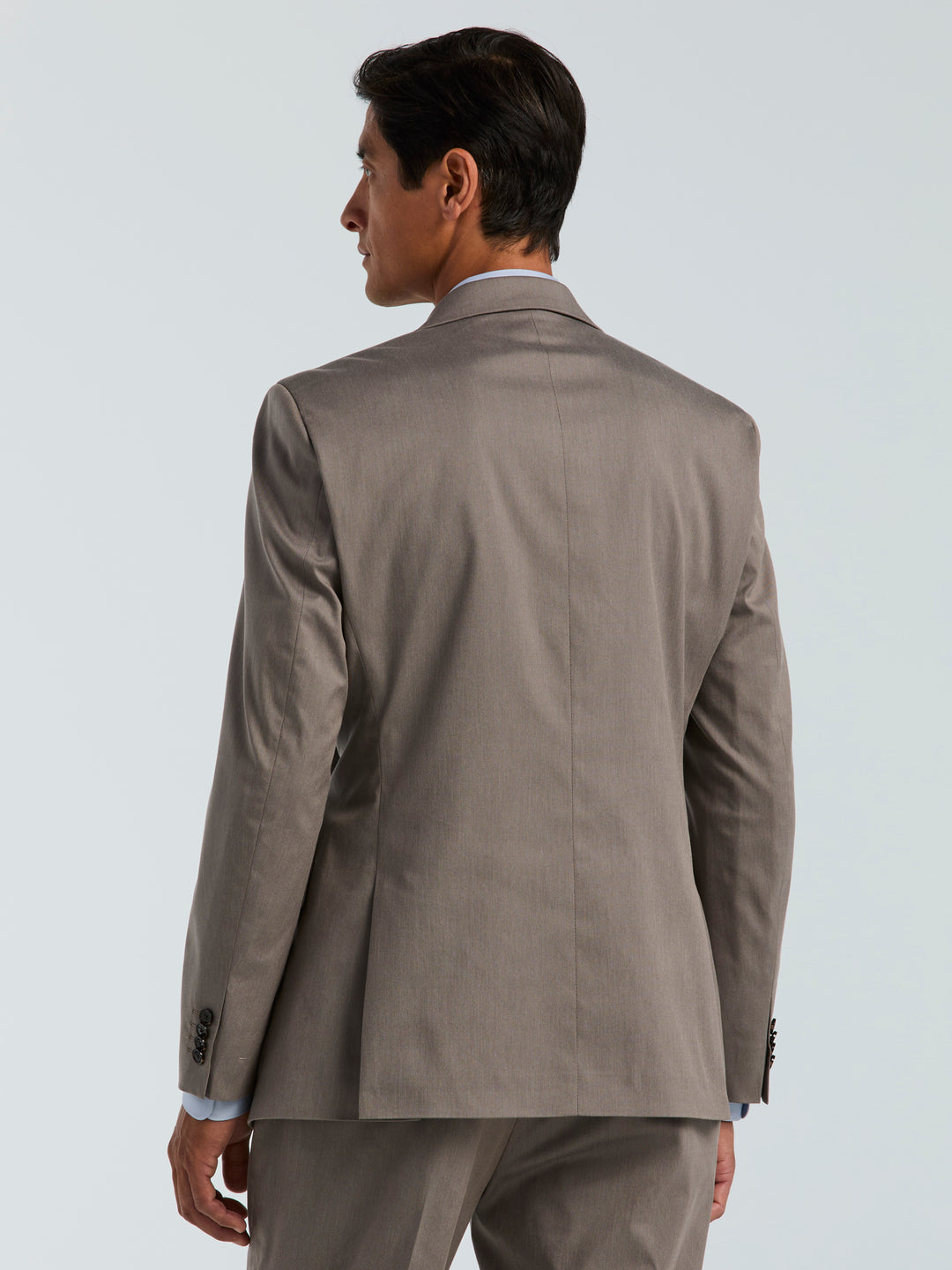 Slim Fit Suit Jacket (Light Brown) 