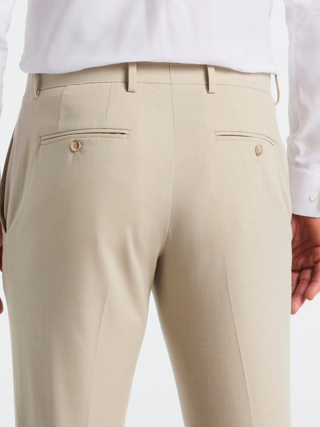 Dobby Louis Slim Fit Suit Pants (Island Fossil) 