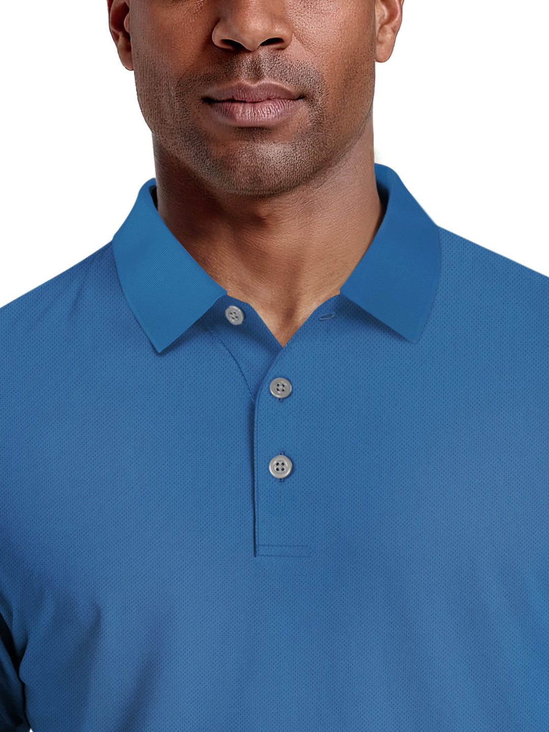 Airflux Mesh Golf Polo (Classic Blue) 