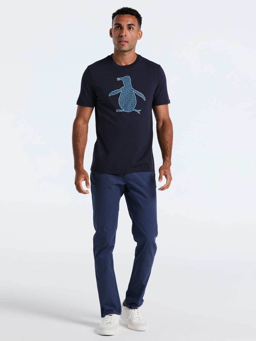Pete Fill Graphic Micro Geo Tee (Dark Sapphire) 