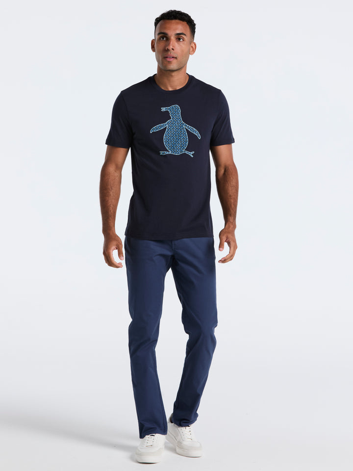 Pete Fill Graphic Micro Geo Tee (Dark Sapphire) 