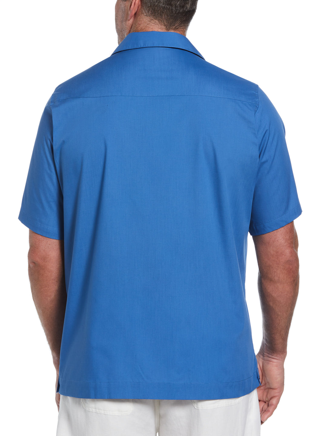 Big & Tall Poplin Guayabera Shirt (Delft) 