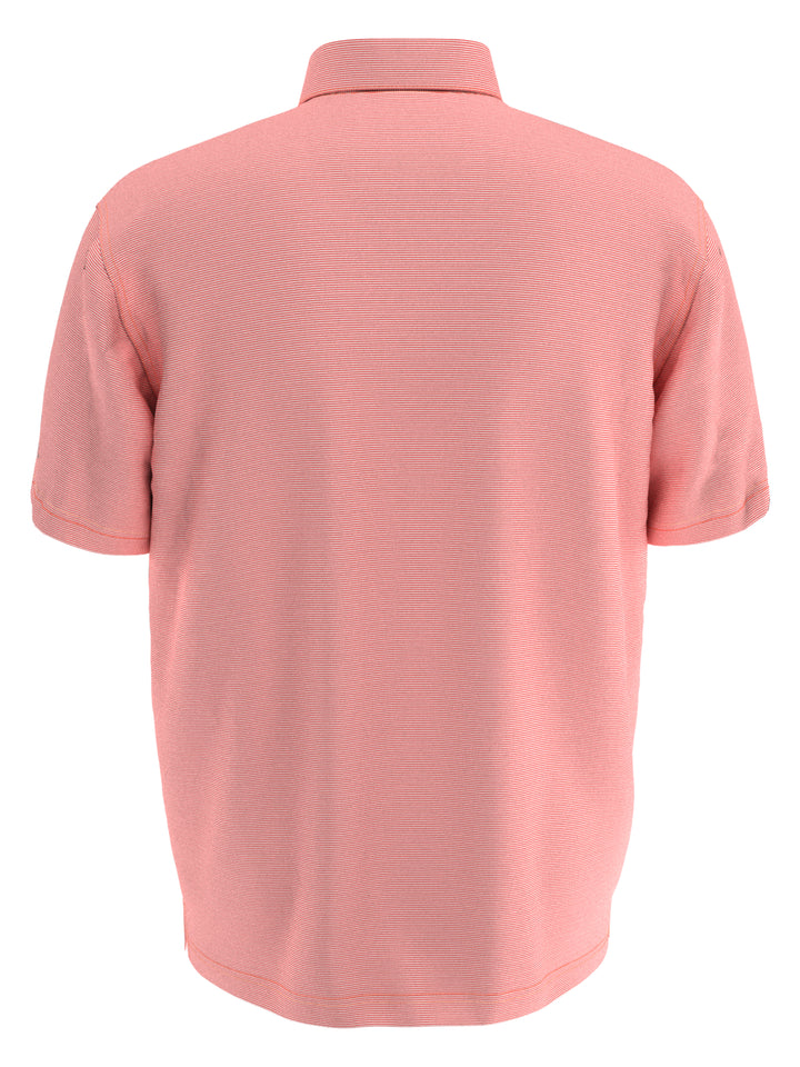 Fine Line Stripe Golf Polo Shirt (Dubarry) 
