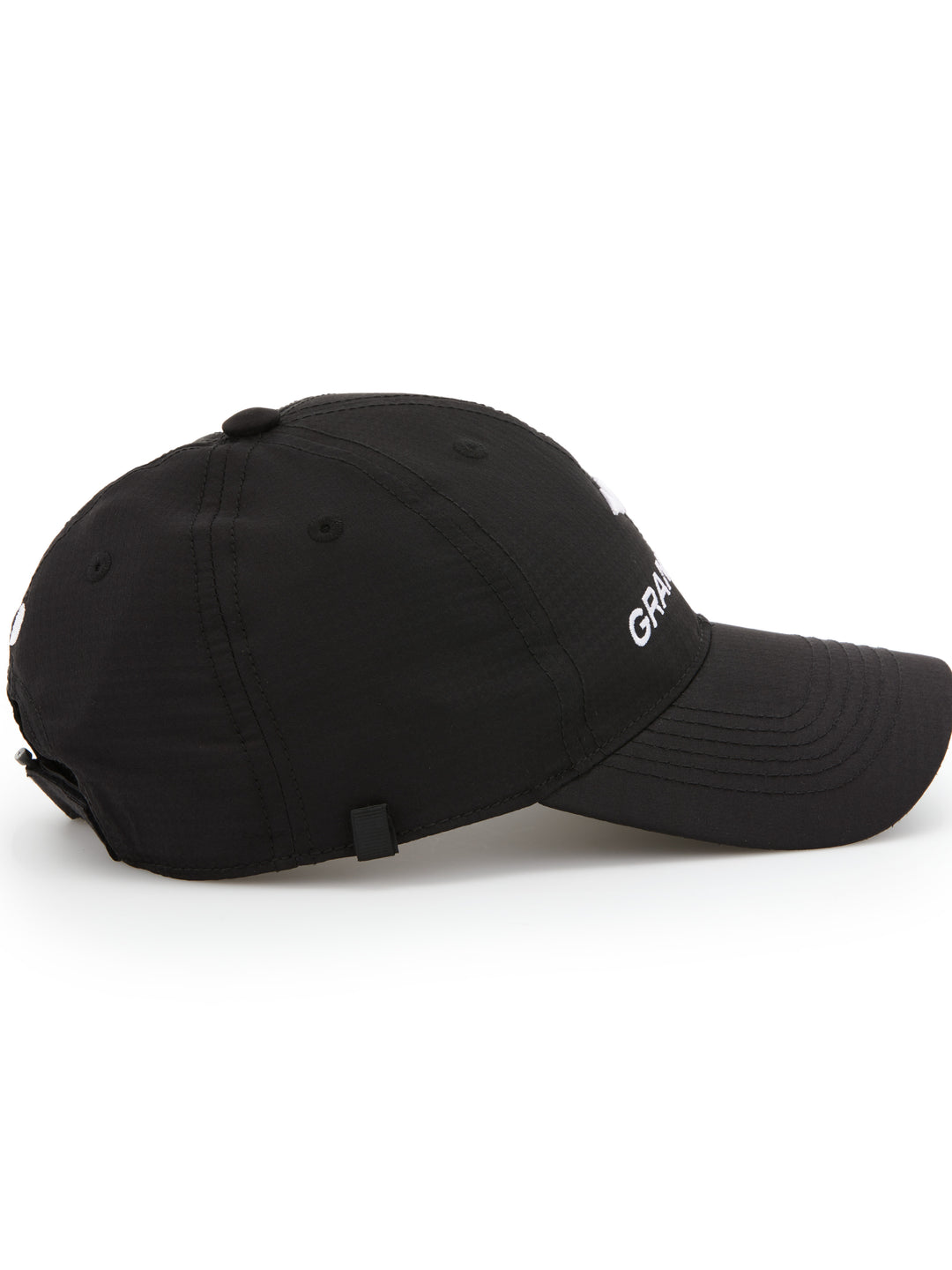 Cap With Mask Holder Snap (Black) 