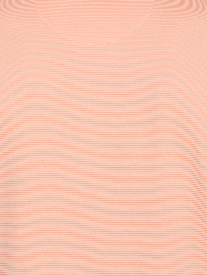 Wicking Ottoman Golf Polo Shirt (Peach Pink) 