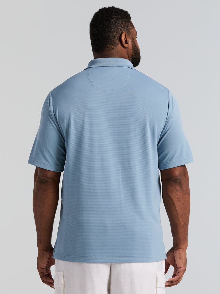 Big & Tall Ottoman Polo Shirt (Mountain Spring) 