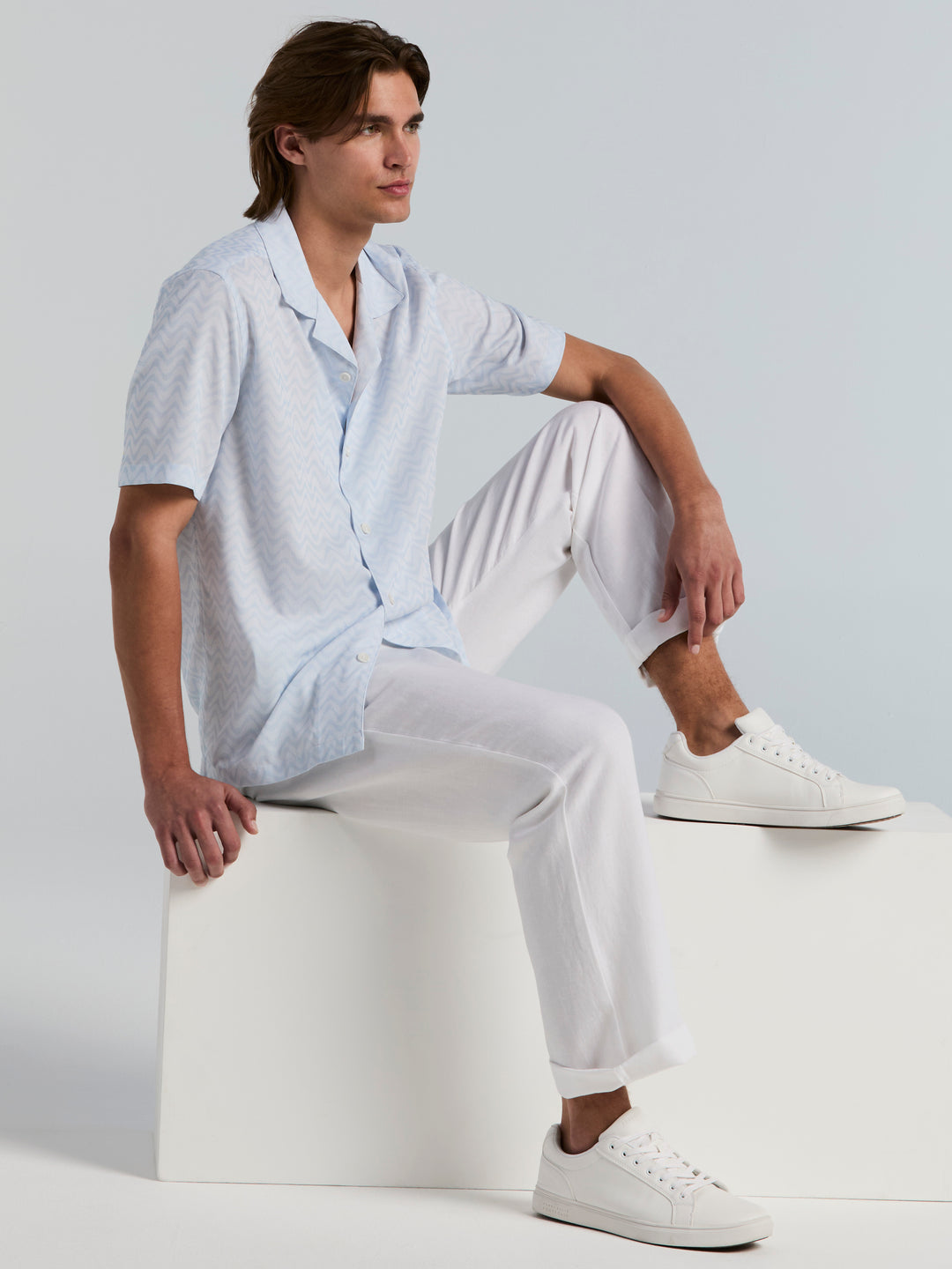 Dobby Textured Shirt (Heritage Blue) 
