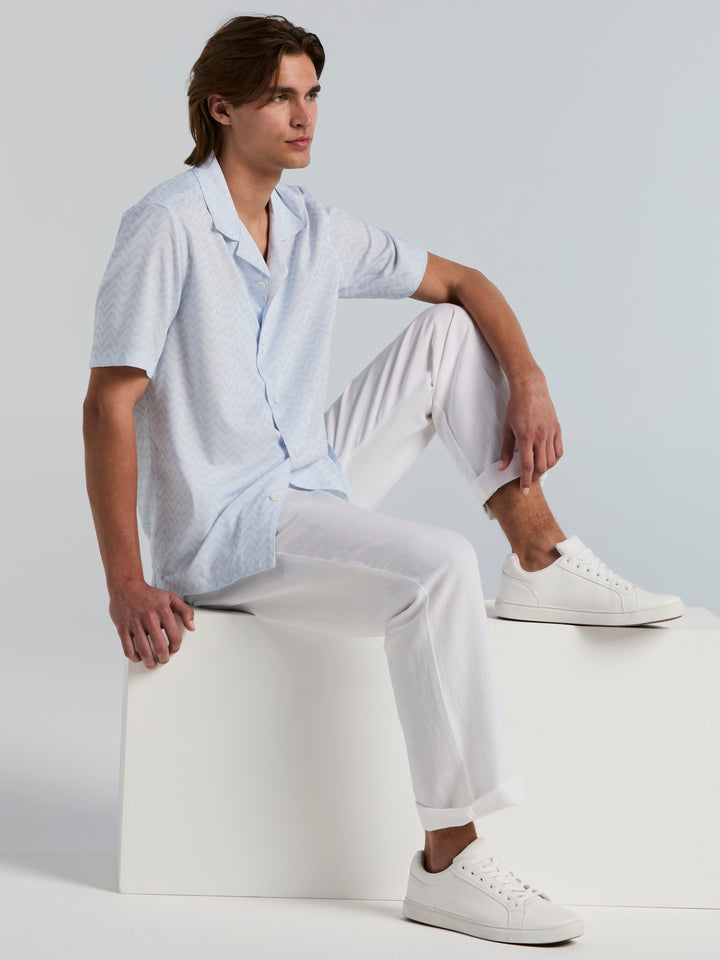 Dobby Textured Shirt (Heritage Blue) 