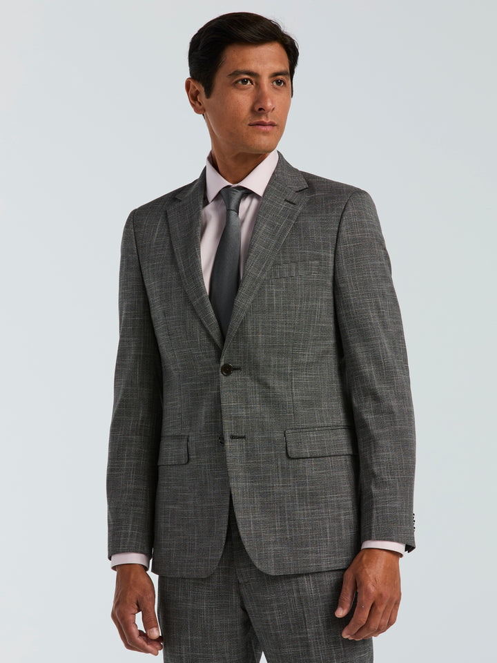 Skinny Fit Houndstooth Suit
