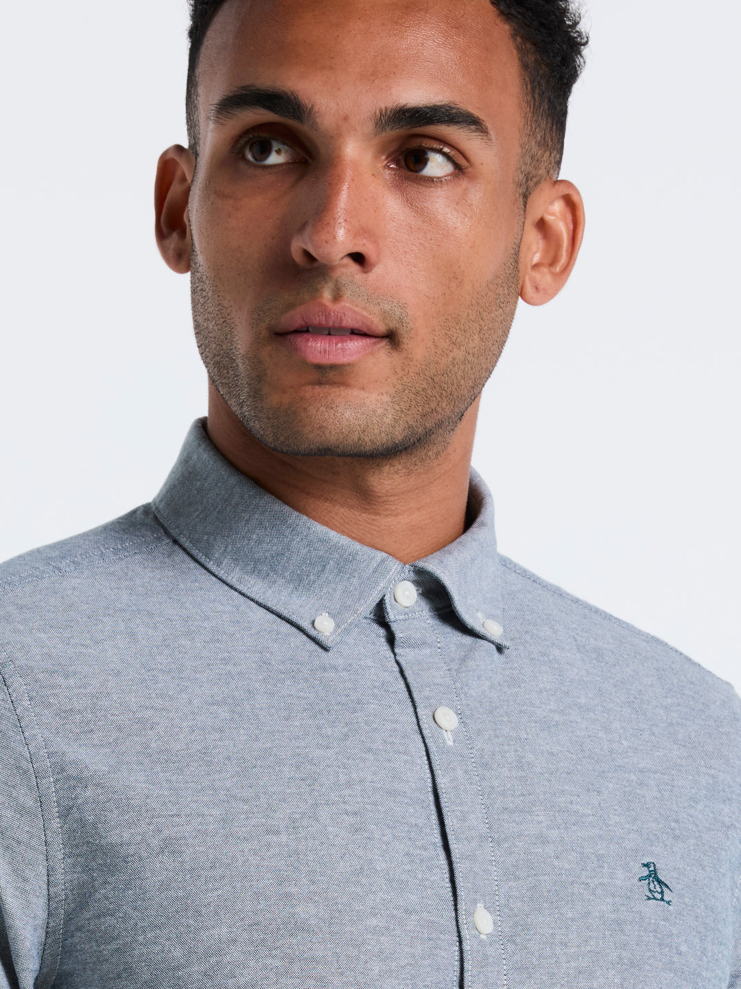 Oxford Long Sleeve Button-Down Shirt (Reflecting Pond) 