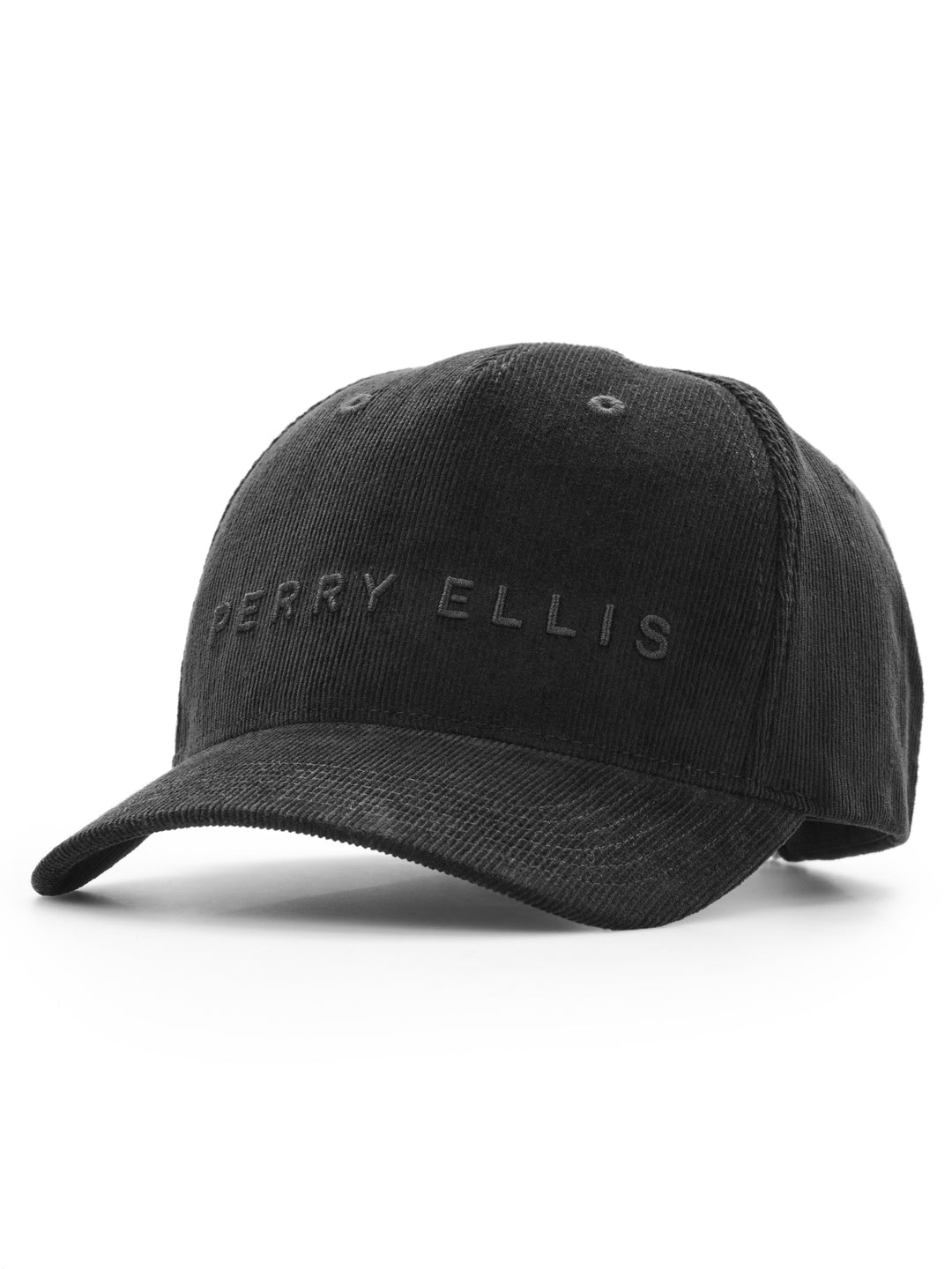 Men's Cotton Corduroy Cap (Caviar) 