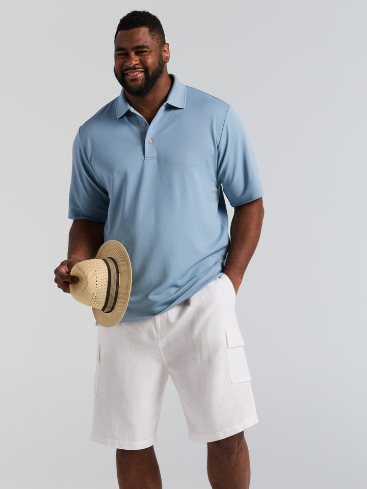 Big & Tall Ottoman Polo Shirt (Mountain Spring) 