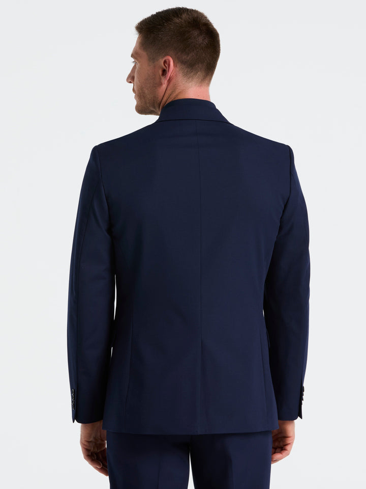 Dobby Louis Slim Fit Suit Jacket (Navy) 