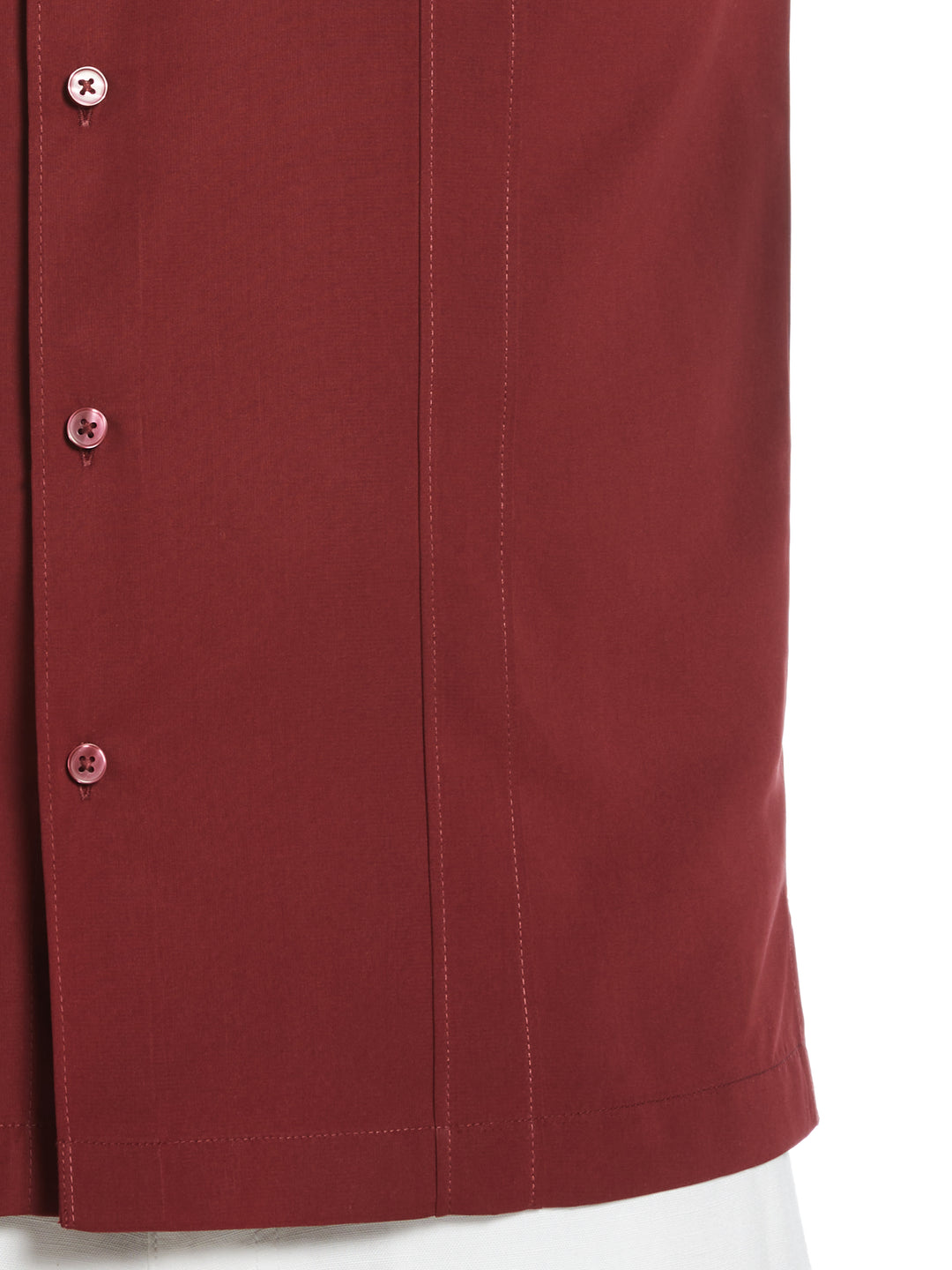 Two-Pocket Double Pintuck Shirt (Cabernet) 