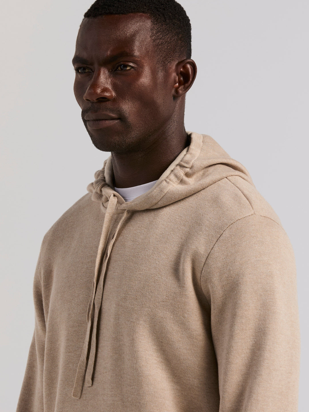 Cotton Modal Pullover Hoodie (London Fog Htr) 