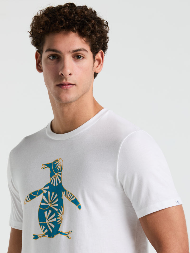 Jersey Graphic Pete Floral Fill Tee (Bright White) 