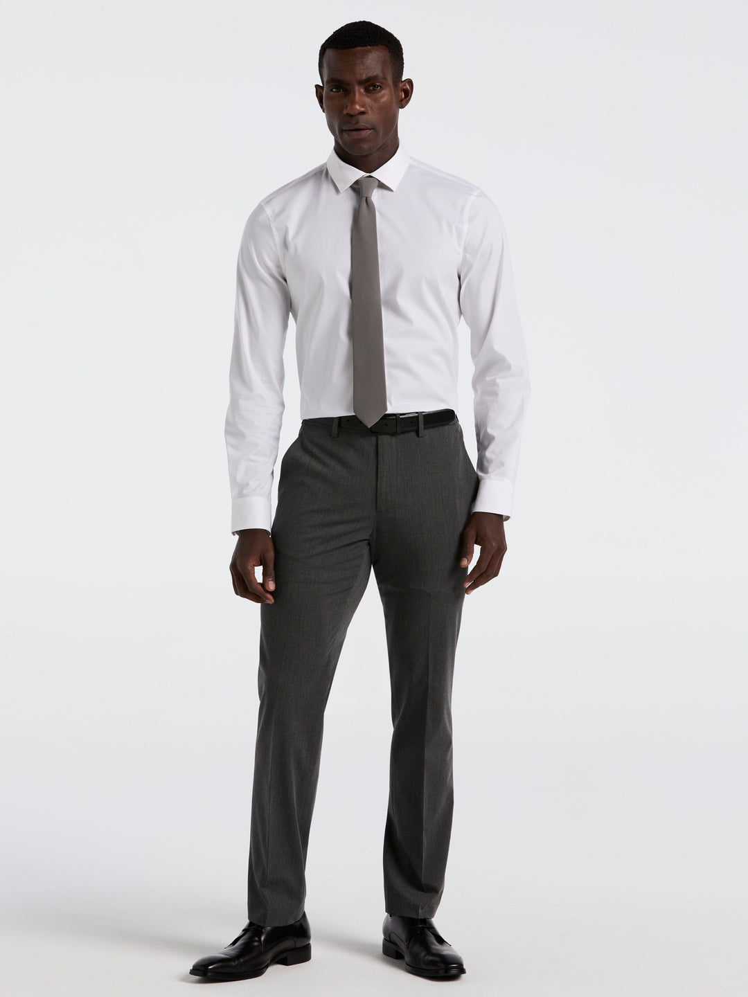 Dobby Louis Slim Fit Suit Pants (Quiet Shade) 