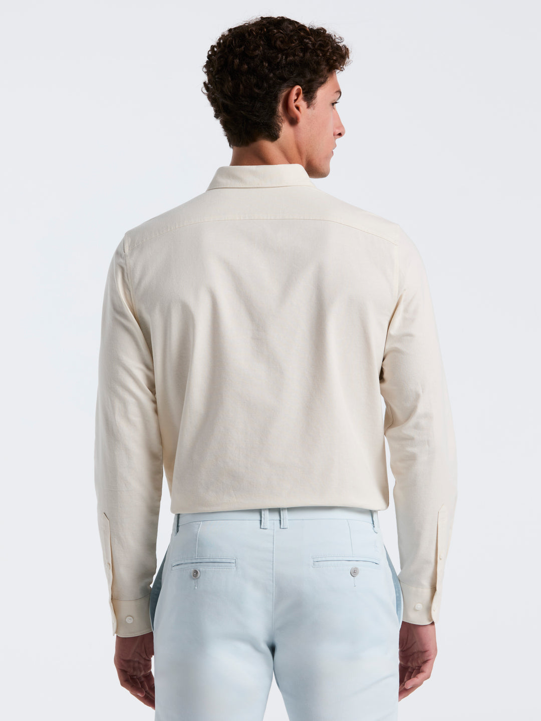 Oxford Long Sleeve Button-Down Shirt (Birch) 