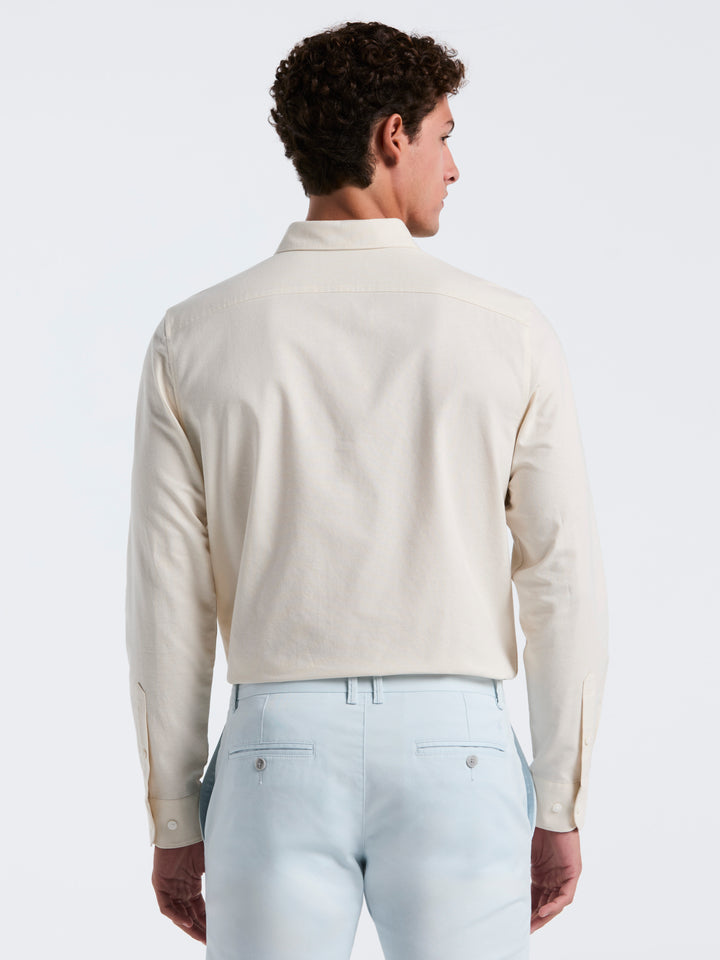Oxford Long Sleeve Button-Down Shirt (Birch) 