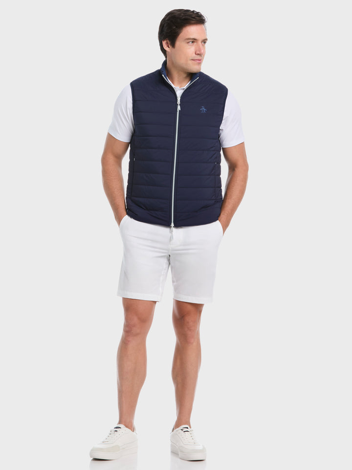 Reversible Insulated Golf Vest (Black Iris) 