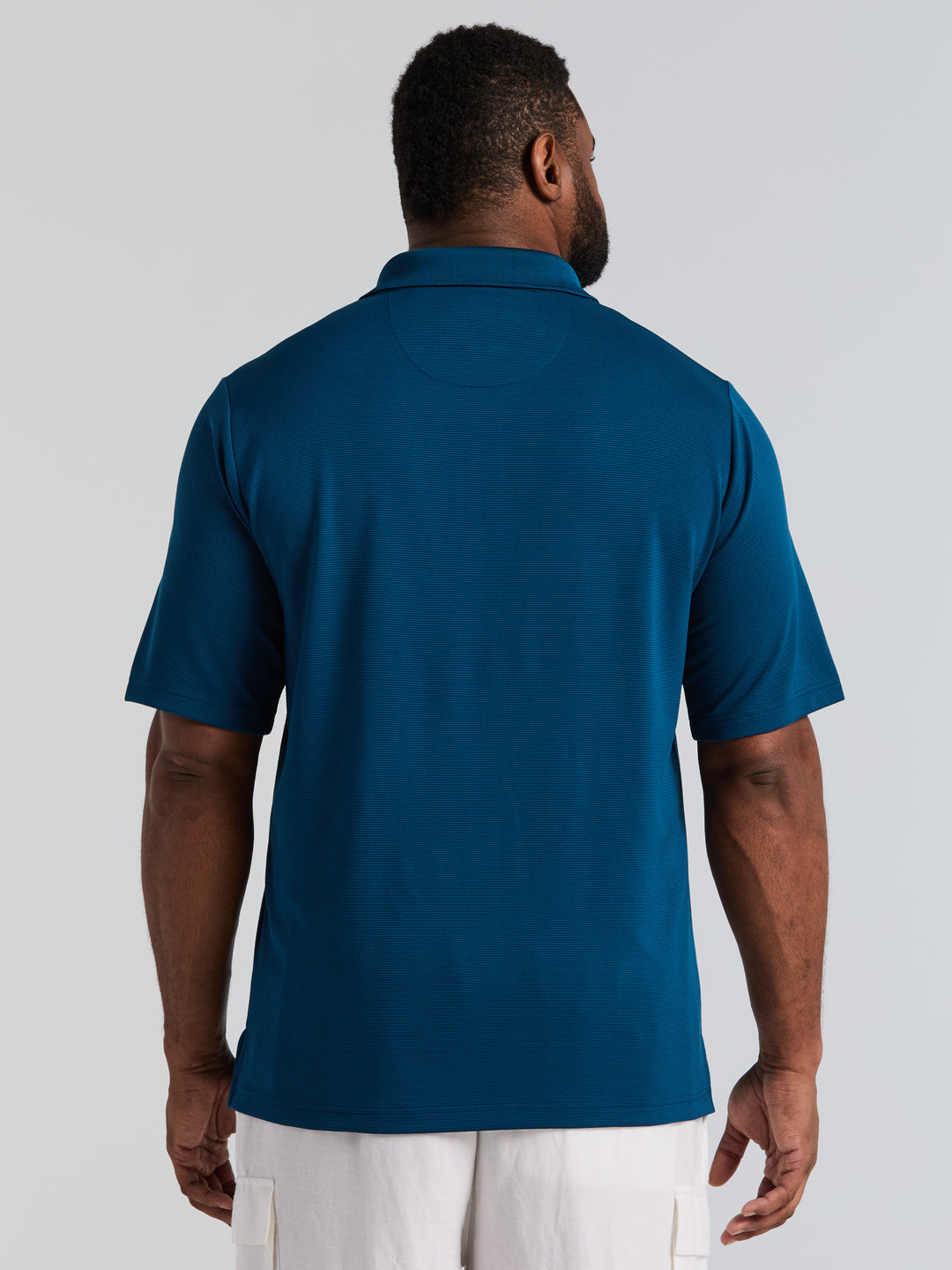 Big & Tall Ottoman Polo Shirt (Sailor Blue) 