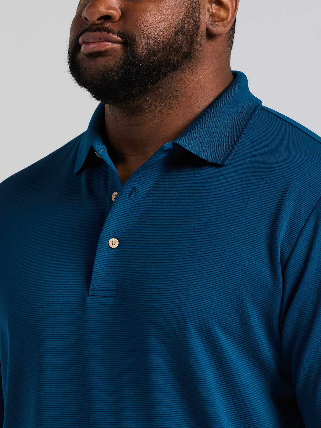 Big & Tall Ottoman Polo Shirt (Sailor Blue) 