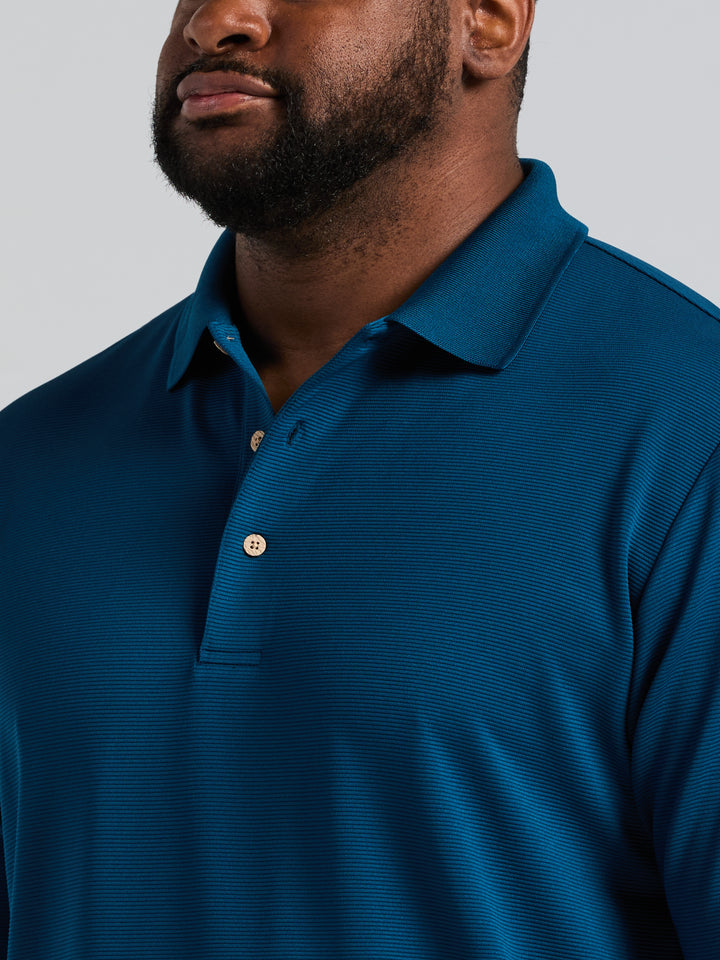 Big & Tall Ottoman Polo Shirt (Sailor Blue) 