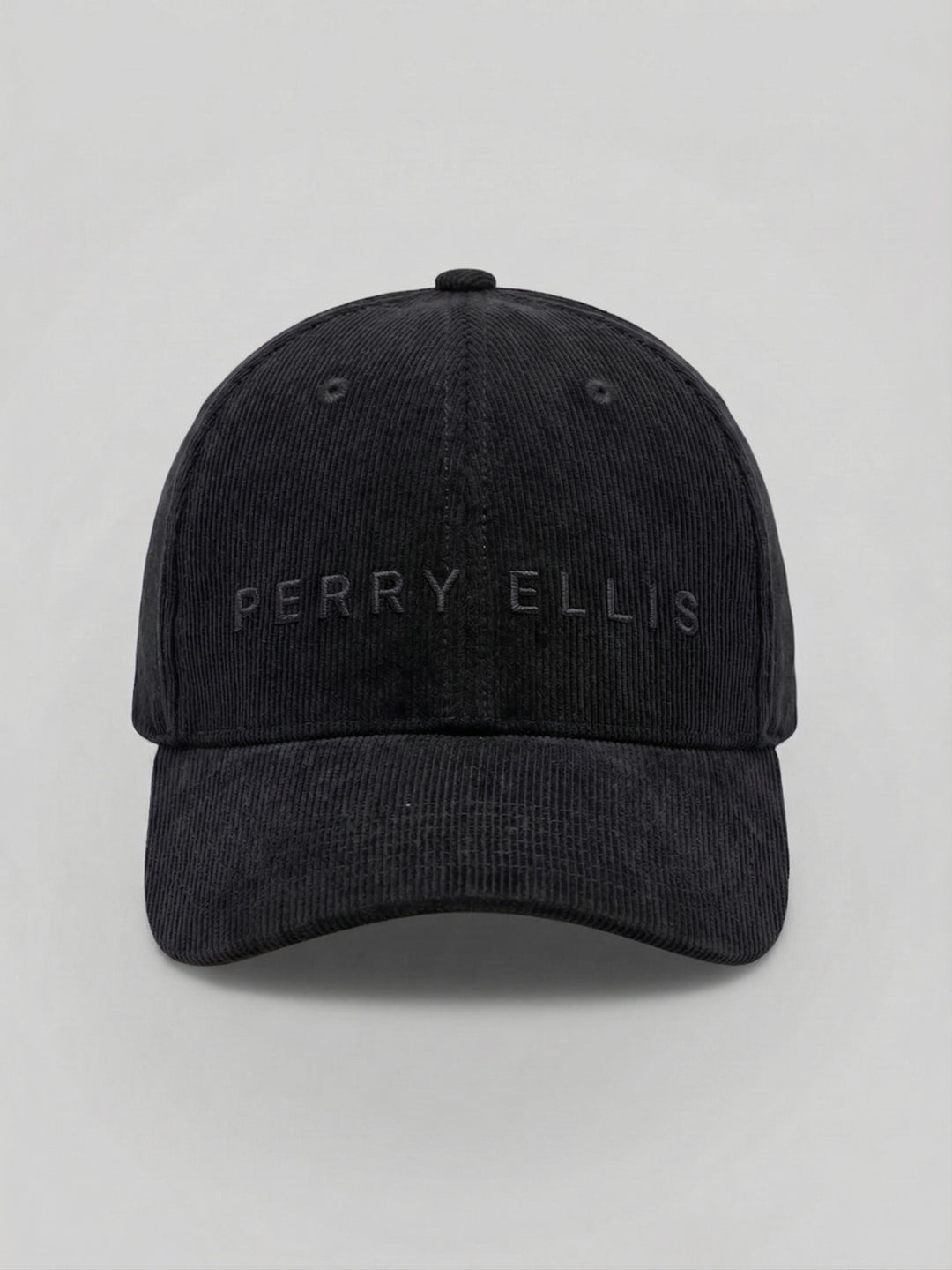 Men's Cotton Corduroy Cap (Caviar) 