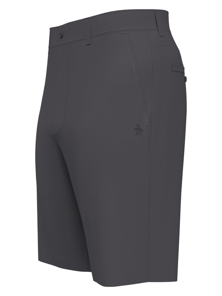 Flat Front Solid Golf Shorts (Quiet Shade) 