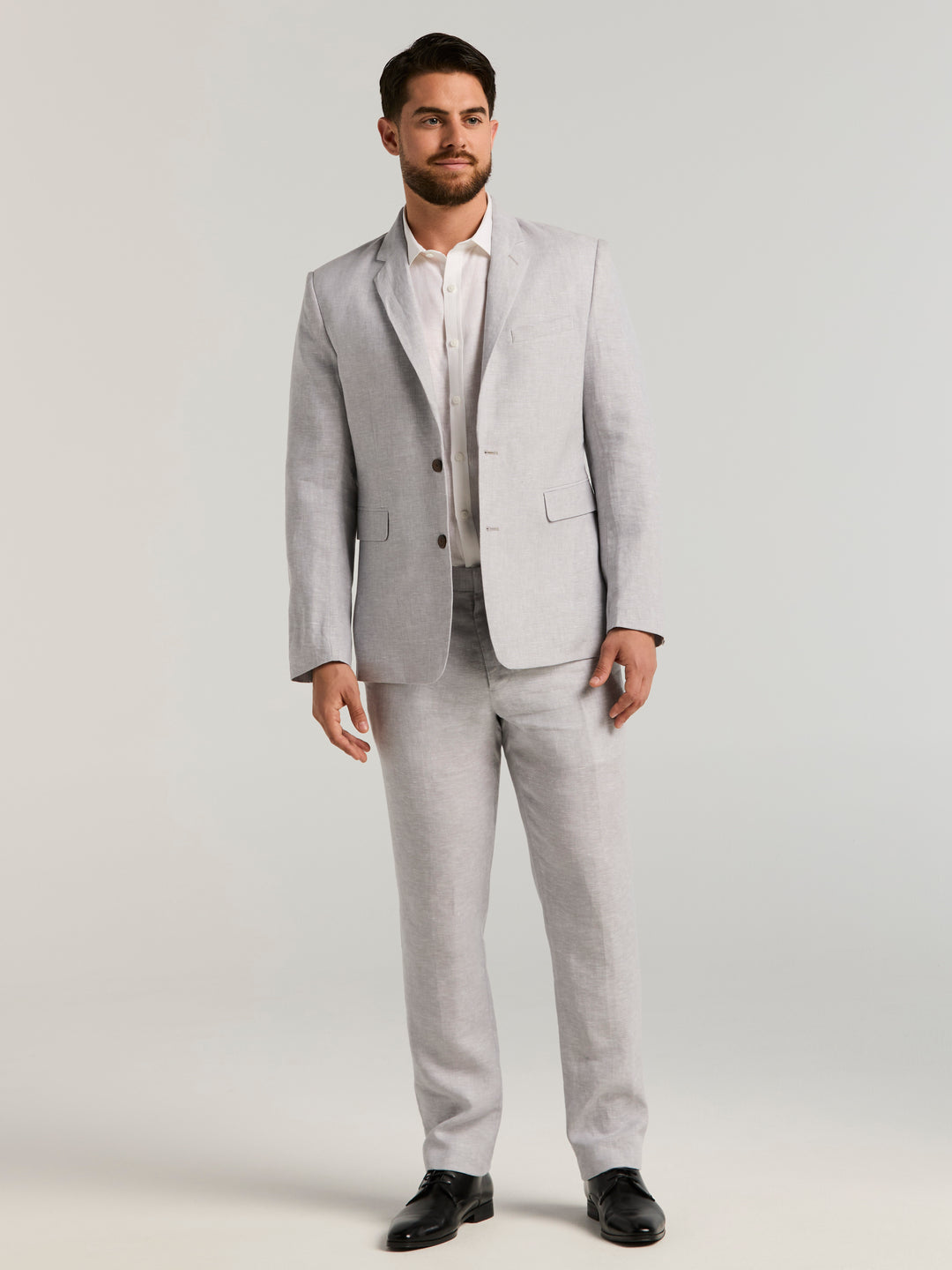Delave Linen Sport Coat (Sleet) 