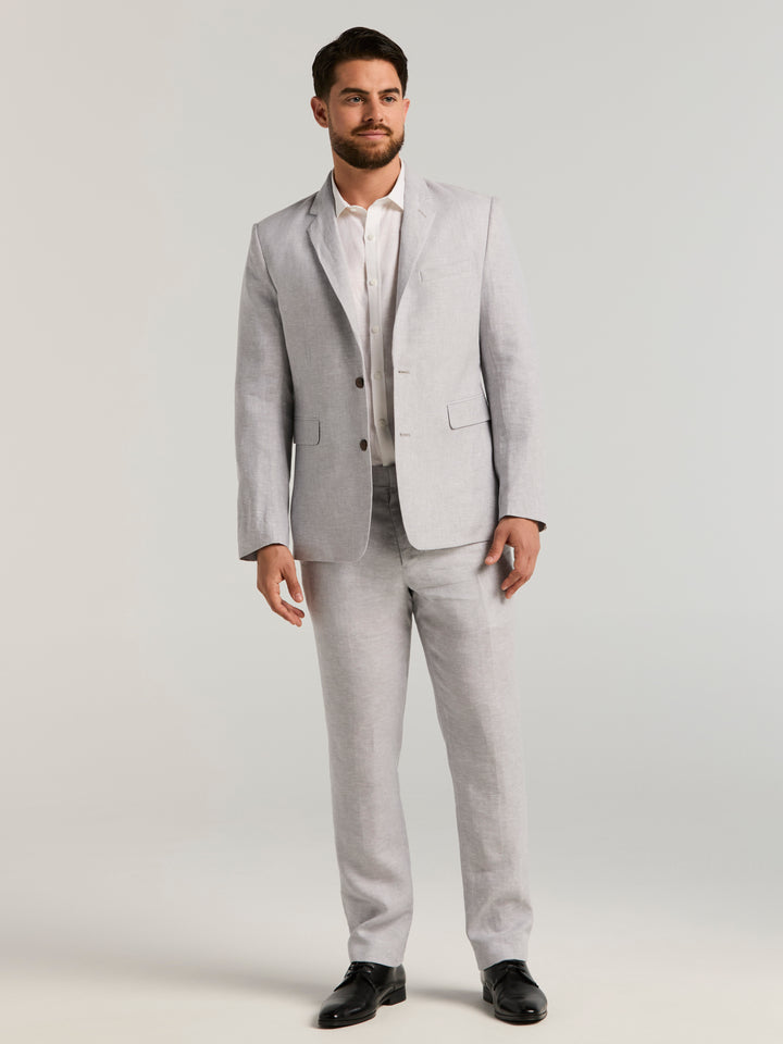 Delave Linen Sport Coat (Sleet) 