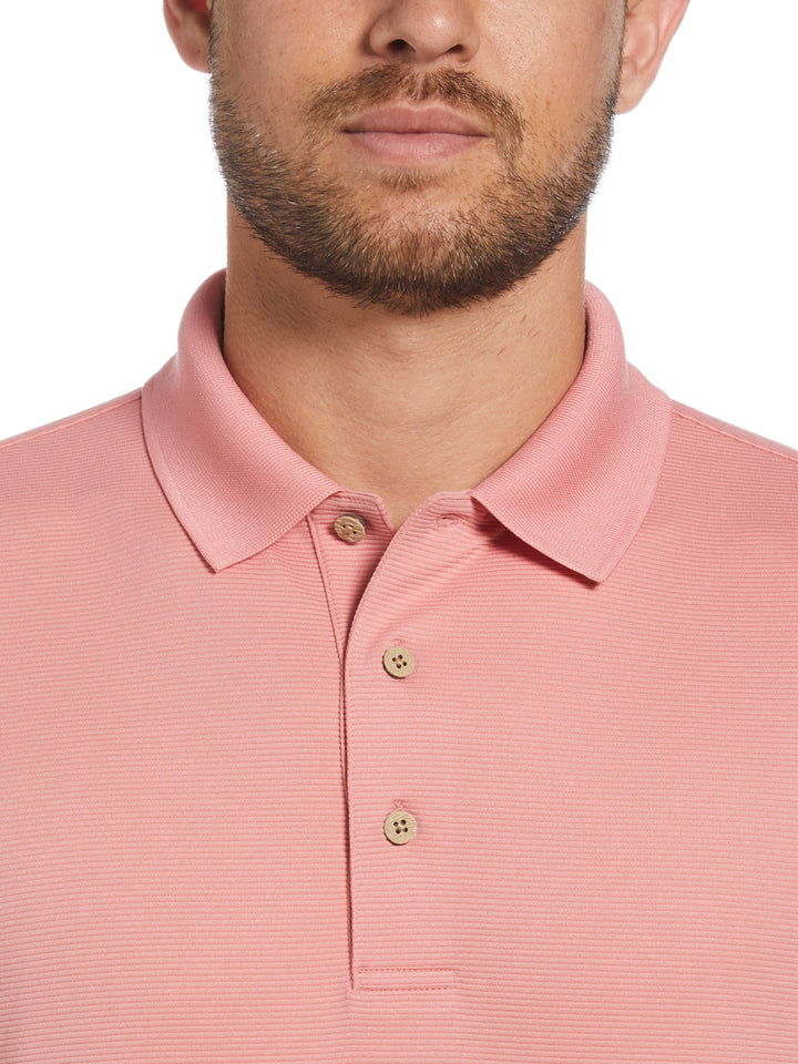 Wicking Ottoman Golf Polo Shirt (Brandied Apricot) 