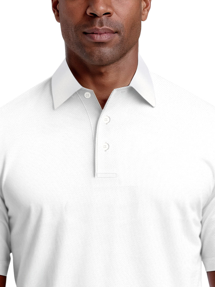 Airflux Mesh Golf Polo (Bright White) 