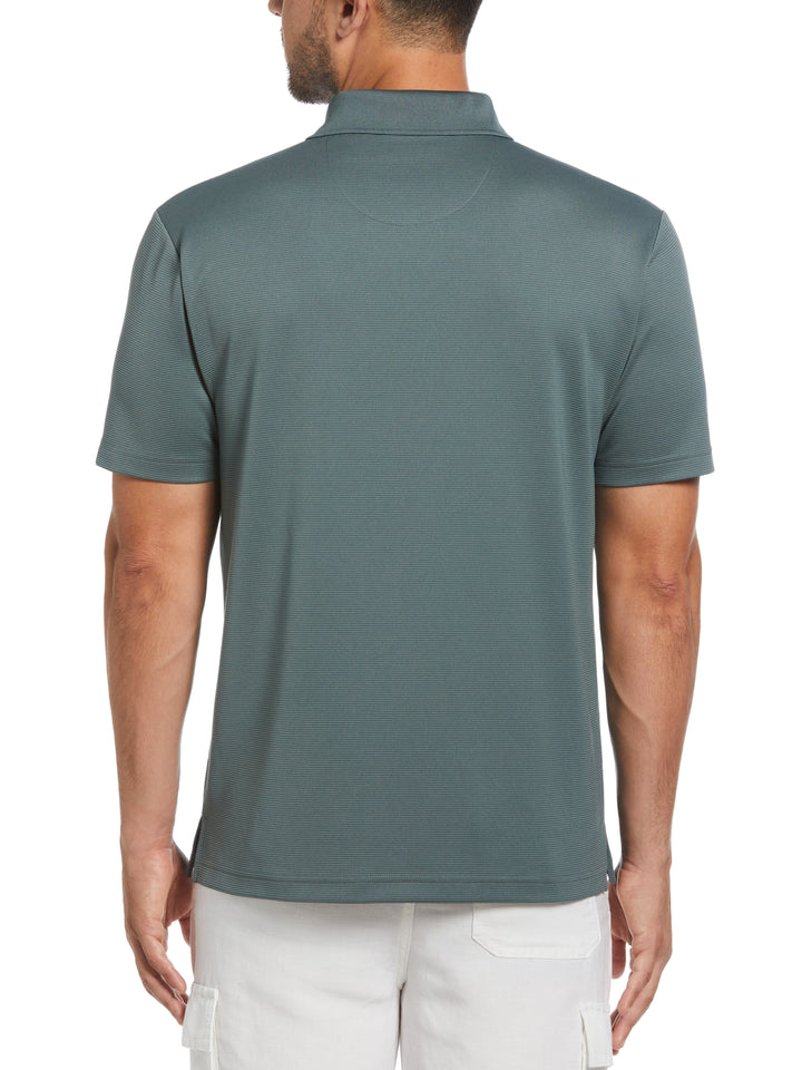 Wicking Ottoman Golf Polo Shirt (Balsam Green) 